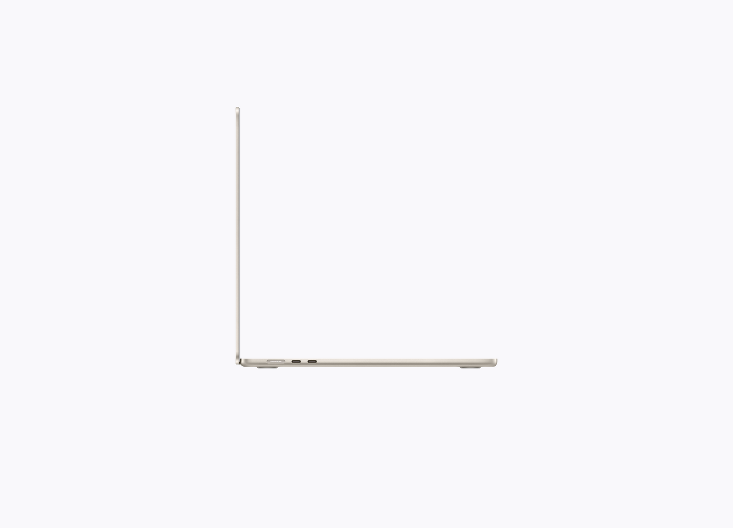 MacBook Air 15 M4 Starlight thin design