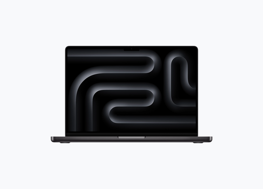 MacBook Pro 16 MX2X3 M4 Pro Space Black front angle
