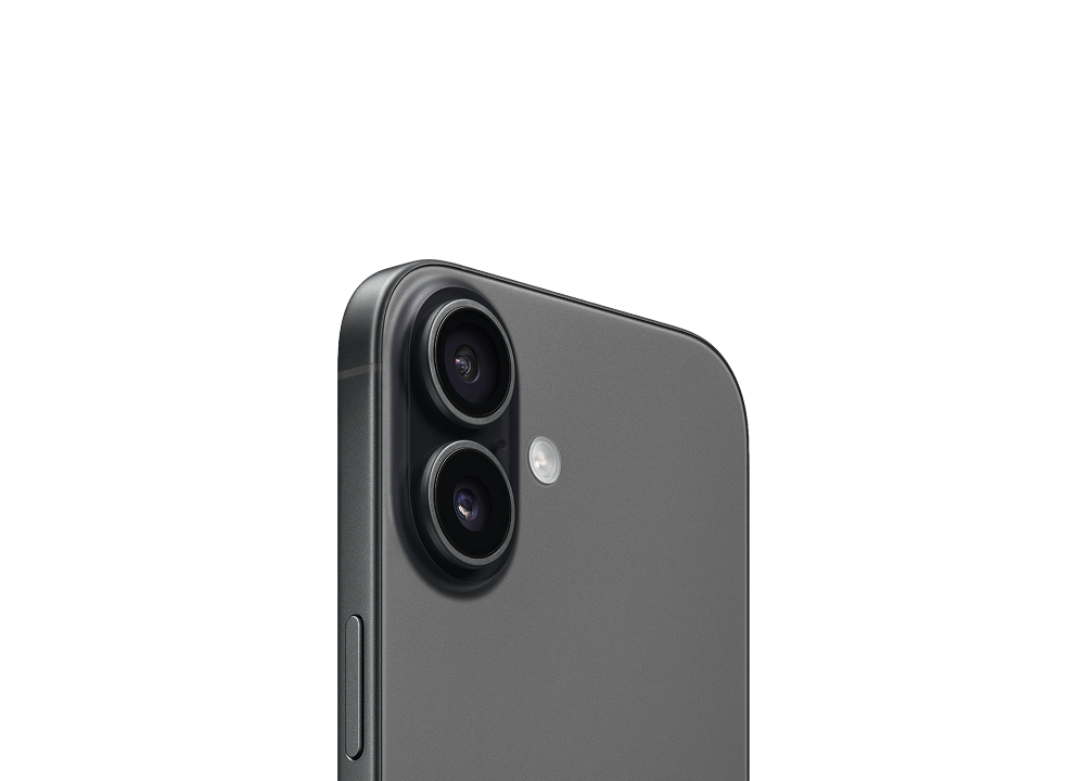 Apple iPhone 17 256GB Black rear view showing dual camera system