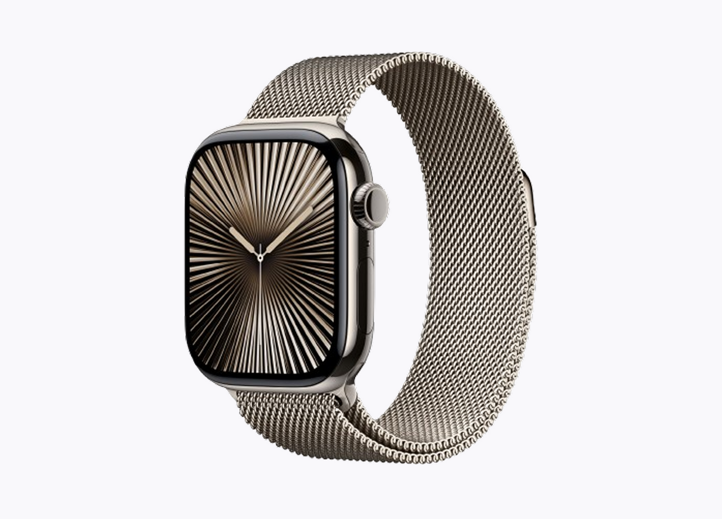 Apple Watch Series 10 Titanium Case Milanese Loop 46mm GPS + Cellular