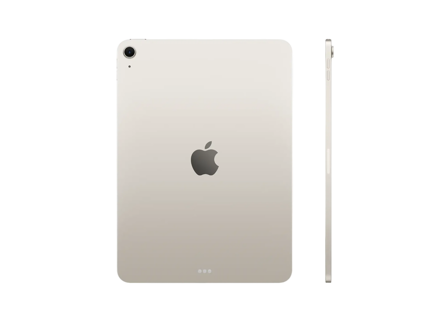 iPad Air M3 13 Starlight aluminum design