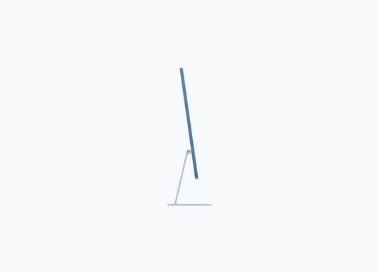 iMac M3 Blue slim design