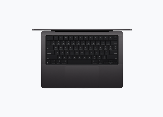 Apple MacBook Pro Space Black keyboard close-up