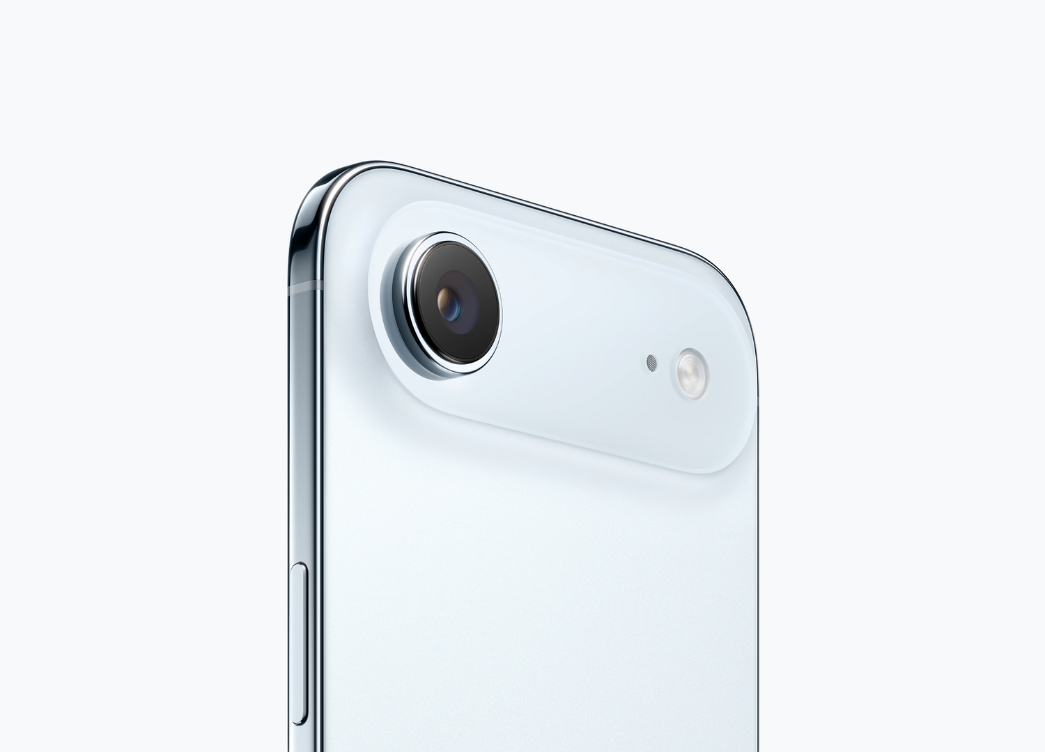 Apple iPhone Air 256GB Sky Blue camera close-up