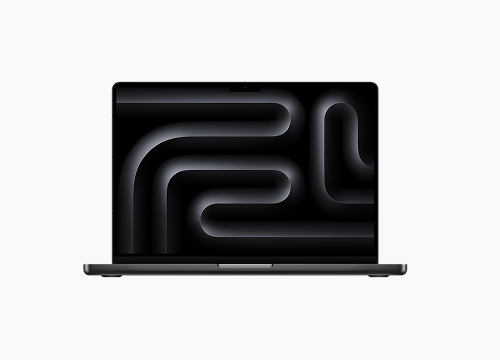 MacBook Pro 16 MX2Y3 M4 Pro Space Black front angle