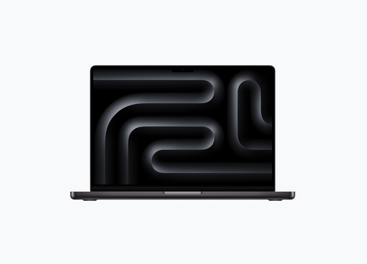 MacBook Pro 14 MX2K3 M4 Max 36GB 1TB Space Black front angle