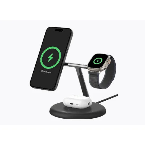 Belkin BOOST CHARGE PRO 3in1 Wireless Charger with MagSafe White