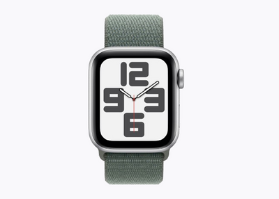 Apple Watch SE 40mm Silver Aluminum Case with Sport Band