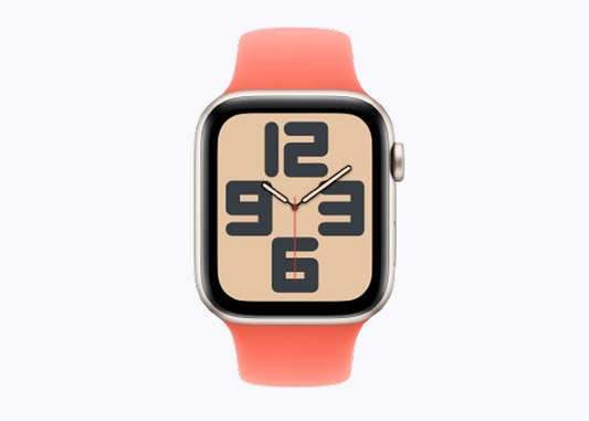 Apple Watch SE 44MM Gold front display
