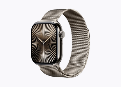 Apple Watch Series 10 Titanium Case Milanese Loop 46mm GPS + Cellular