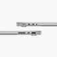 MacBook Air 15-inch M4 Silver ports including USB-C and MagSafe charging