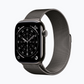 Apple Watch Series 11 46mm titanium Milanese Loop smartwatch