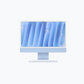 iMac 24 M3 MQRQ3 Blue front View



