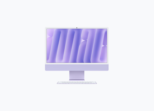 Apple iMac 24Inch M4 CTO 10 Core CPU 10 Core GPU 24GB 512GB Purple