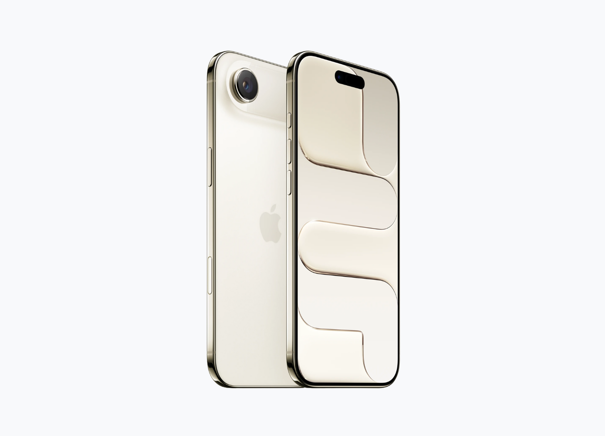 Apple iPhone Air 512GB Light Gold front view
