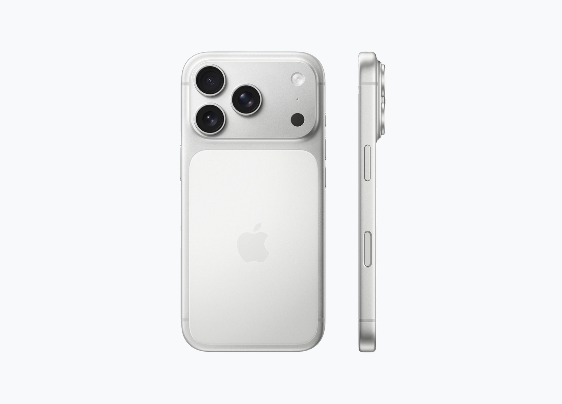 Apple iPhone 17 Pro 1TB Silver slim side profile
